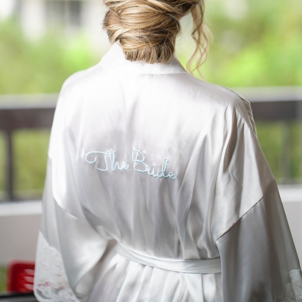 In Bloom White Bridal Robe